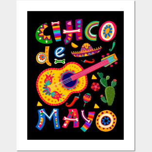 Cinco de Mayo, Fiesta Cinco de Mayo Posters and Art